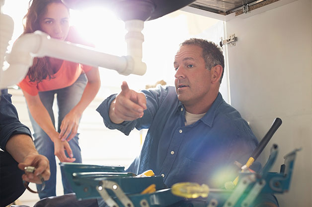 professional plumber